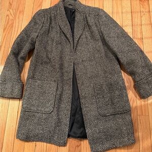 VTG Herringbone Patterned Coat